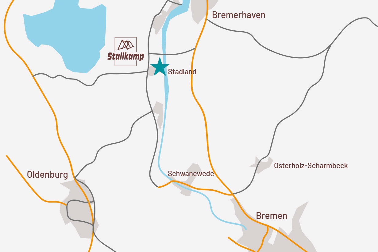 Karte Lage Rodenkirchen / Stadtland